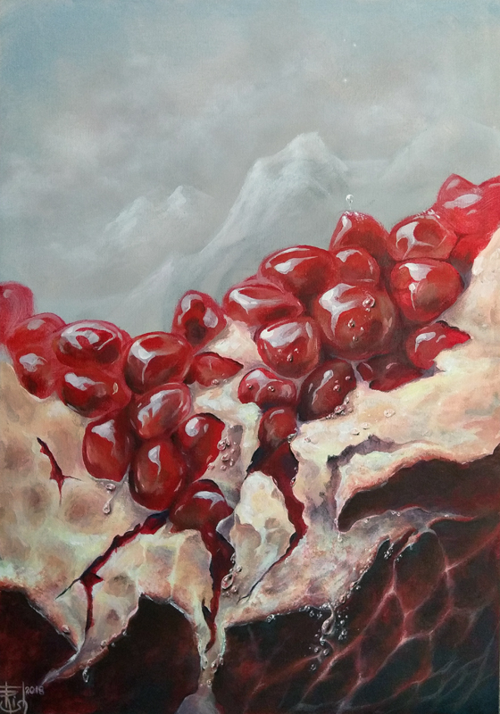 Руническая живопись Картины Trish: Рубиновый перевал